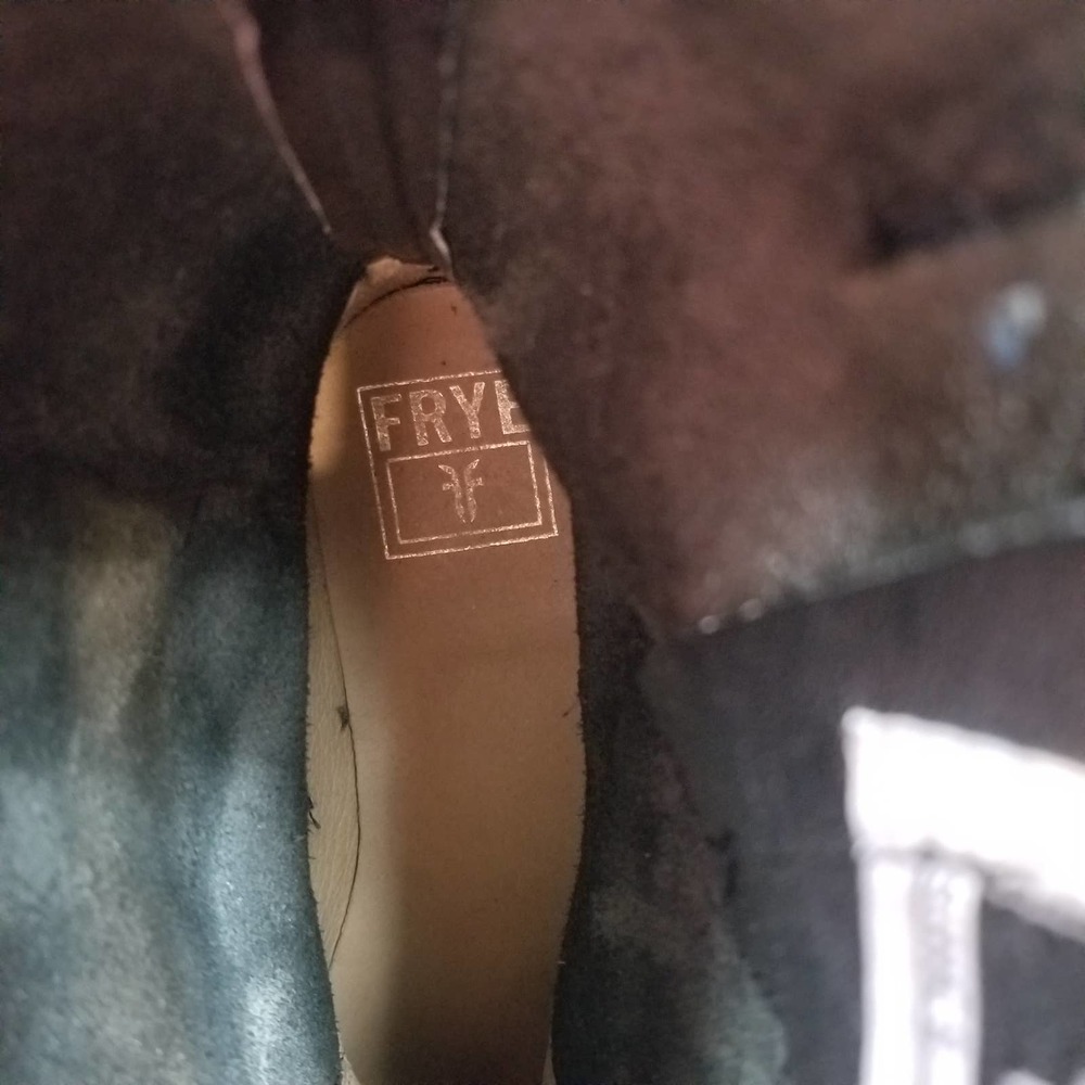 Frye Black Leather Harness Boots - Picture 11 of 12
